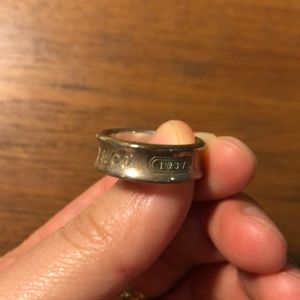 Tiffany 1837 ring 6 sterling silver AUTHENTIC